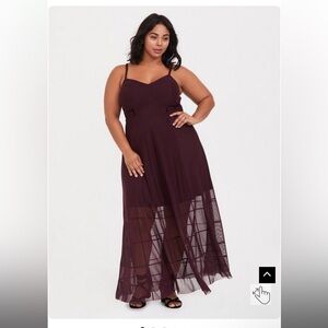 Torrid Purple Maxi Dress